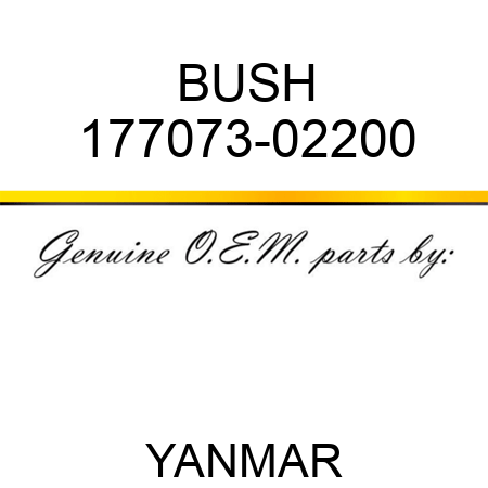 BUSH 177073-02200