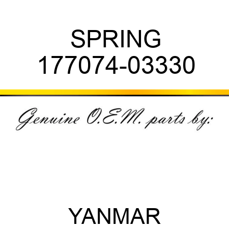SPRING 177074-03330