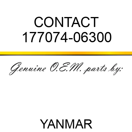CONTACT 177074-06300