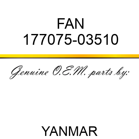 FAN 177075-03510