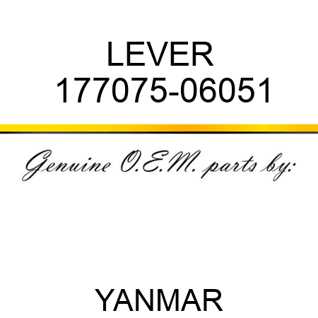 LEVER 177075-06051