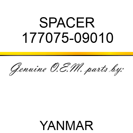 SPACER 177075-09010