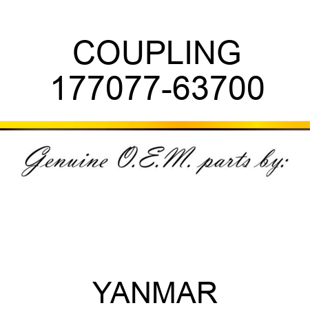 COUPLING 177077-63700