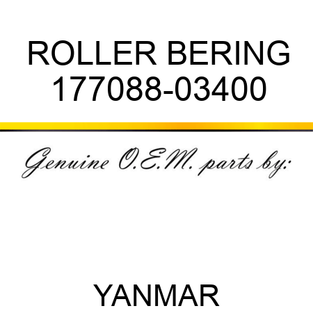 ROLLER BERING 177088-03400