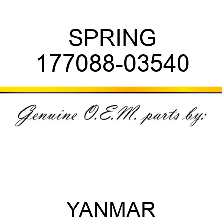 SPRING 177088-03540