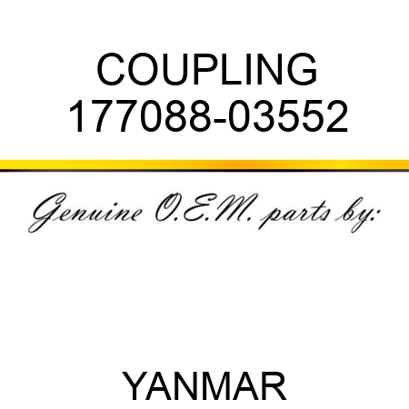 COUPLING 177088-03552