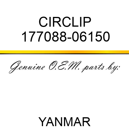 CIRCLIP 177088-06150