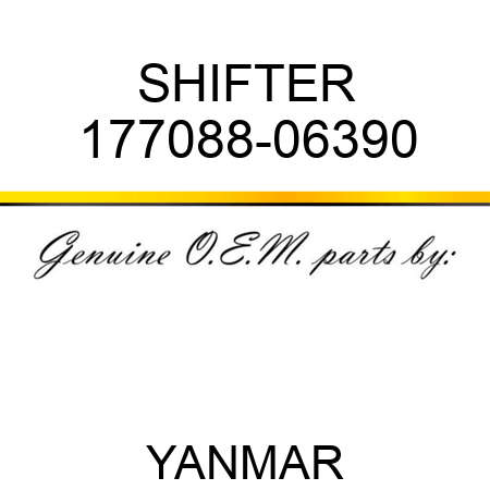 SHIFTER 177088-06390