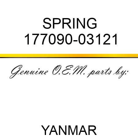 SPRING 177090-03121