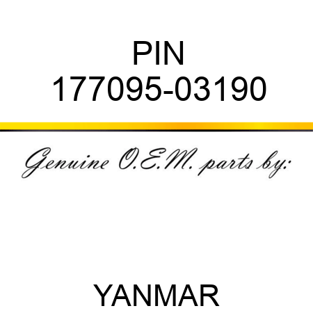 PIN 177095-03190