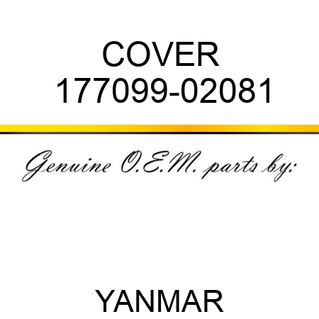 COVER 177099-02081