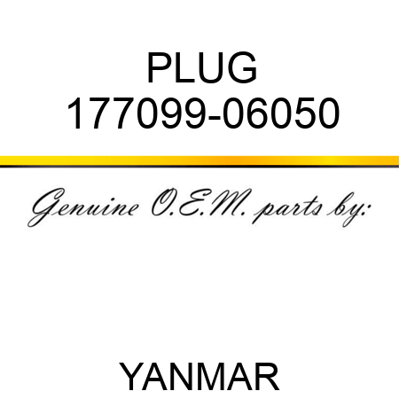 PLUG 177099-06050