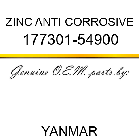 ZINC, ANTI-CORROSIVE 177301-54900