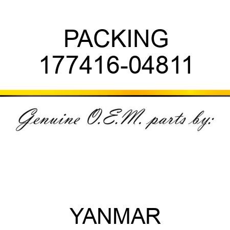 PACKING 177416-04811