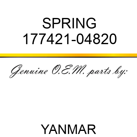 SPRING 177421-04820