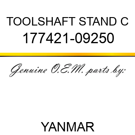 TOOL,SHAFT STAND C 177421-09250