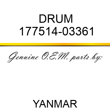 DRUM 177514-03361