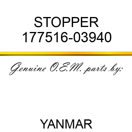 STOPPER 177516-03940