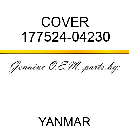 COVER 177524-04230