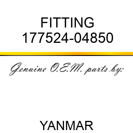 FITTING 177524-04850