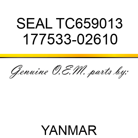 SEAL, TC659013 177533-02610