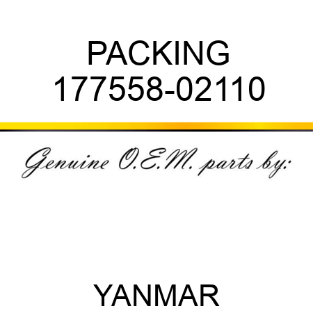 PACKING 177558-02110