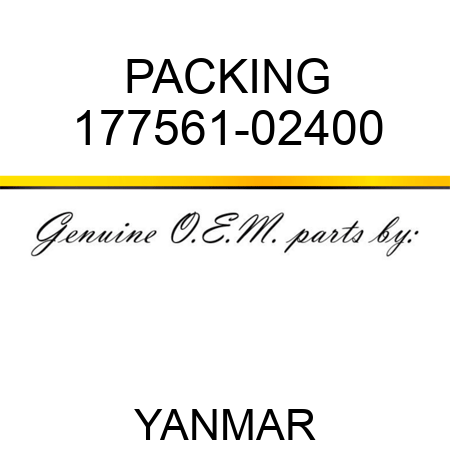 PACKING 177561-02400