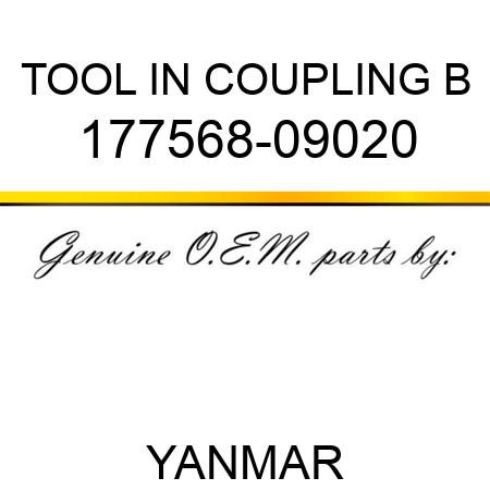TOOL, IN COUPLING B 177568-09020