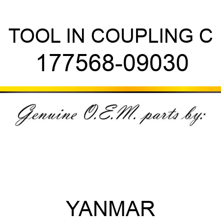 TOOL, IN COUPLING C 177568-09030