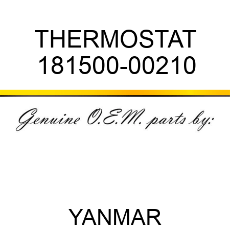 THERMOSTAT 181500-00210