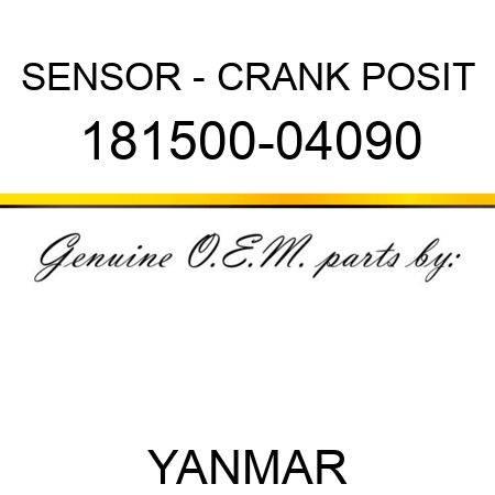 SENSOR - CRANK POSIT 181500-04090