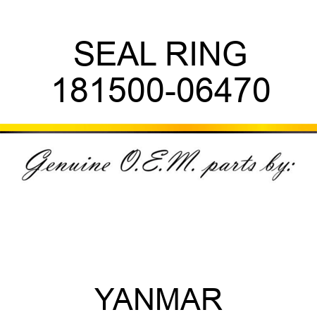 SEAL RING 181500-06470