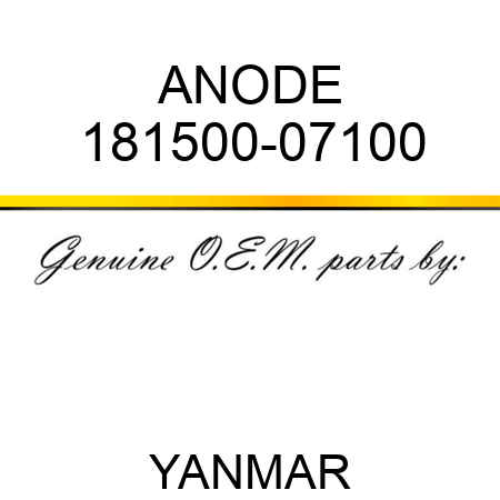 ANODE 181500-07100