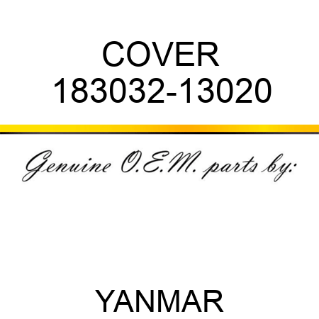 COVER 183032-13020
