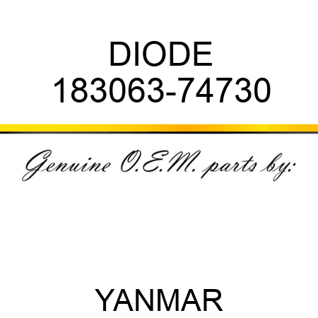 DIODE 183063-74730