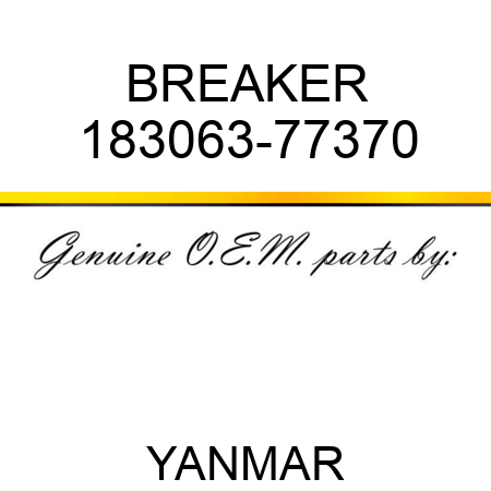 BREAKER 183063-77370