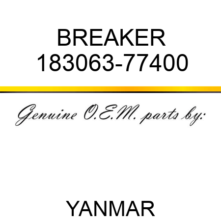 BREAKER 183063-77400