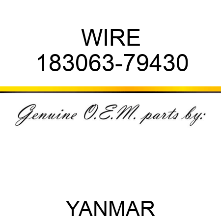 WIRE 183063-79430