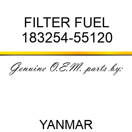FILTER, FUEL 183254-55120