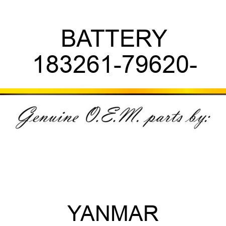 BATTERY 183261-79620-