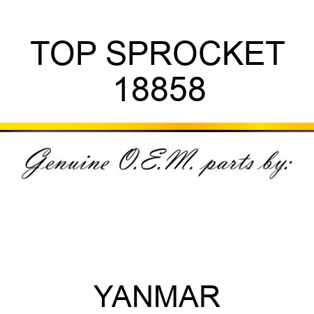 TOP SPROCKET 18858