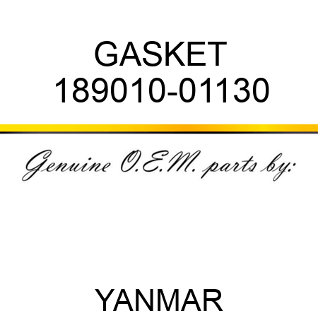 GASKET 189010-01130