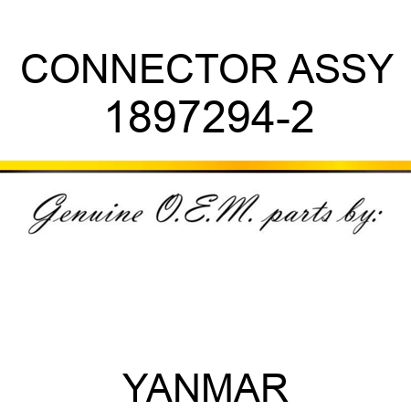 CONNECTOR ASSY 1897294-2