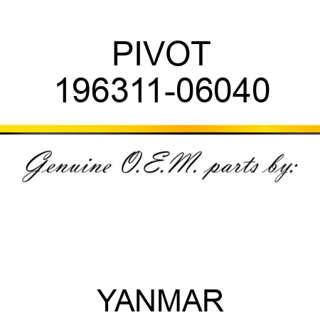 PIVOT 196311-06040