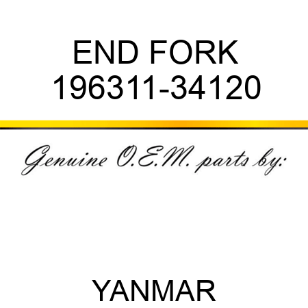 END, FORK 196311-34120