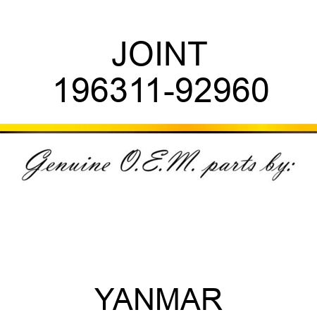 JOINT 196311-92960