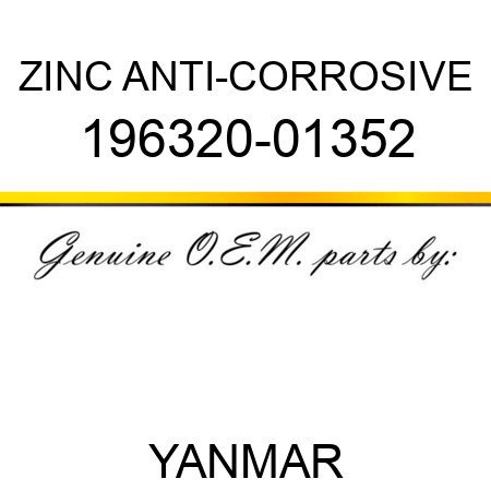 ZINC, ANTI-CORROSIVE 196320-01352