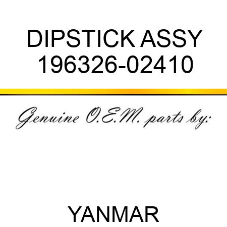 DIPSTICK ASSY 196326-02410