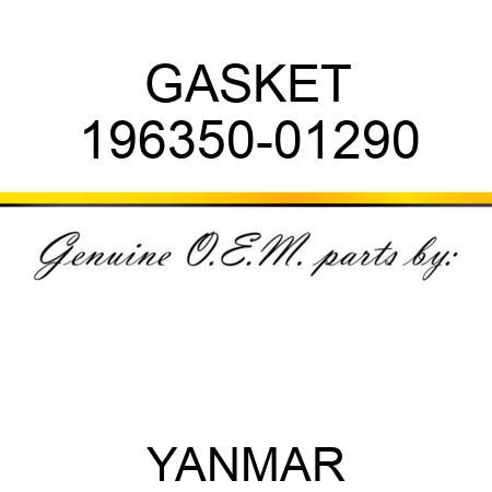 GASKET 196350-01290