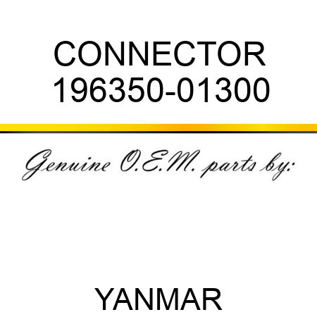 CONNECTOR 196350-01300